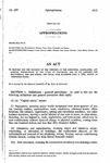 To Provide for the Payment of the Expenses of the Executive, Legislative, and Judicial Departments of the State of Colorado, and of its Agencies and Institutions, for and During the Fiscal Year Beginning July 1, 1995, Except as Otherwise Noted.