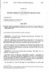 Concerning Certain Requirements Imposed by the Division of Motor Vehicles on Persons Whose Driving Privileges are Affected by the 