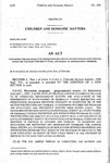 Concerning the Management of Information Related to Children Who Receive Services Under the Colorado Children's Code, and Making an Appropriation Therefor.