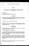 Concerning the Uniform Commercial Code, and, in Connection Therewith, Enacting Revised Article 5 on Letters of Credit and Revised Article 8 on Investment Securities and Making Conforming Amendments.