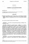 Concerning the Authority of the Colorado Bureau of Investigation to Conduct Criminal History Investigations of Persons Applying for Concealed Weapons Permits, and Making an Appropriation for the Costs of Processing Fingerprint Checks.