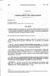 Concerning Entities, and, in Connection Therewith, Amending Provisions Relating to Limited Liability Partnerships and Limited Liability Companies and Provisions Affecting Title and Disposal of Property by Entities, and Specifying Methods for Conversion or Merger of Different Types of Entities. by Colorado General Assembly