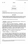 Concerning the Revision of Statutes in the Colorado Revised Statutes, as Amended, Amending or Repealing Obsolete, Inconsistent, a Conflicting Provisions of Law and Clarifying the Language to Reflect the Legislative Intent of the Laws.