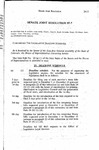 Senate Joint Resolution 97-7 - Concerning the Legislative Deadline Schedule.