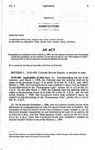 Concerning an Extension Until March 1, 1999, of the Period For Which the Colorado State Fair Authority Is Not Subject to the Provisions of the "Procurement Code", Articles 101 to 112 of Title 24, Colorado Revised Statutes. by Colorado General Assembly