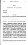 Concerning Clarification of the Colorado Racing Commission's Authority Regarding Regulation of Participation in Race Meets by Colorado General Assembly