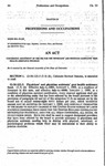 Concerning Adjustment of the Fee for the Physicians' and Physicians Assistants' Peer Health Assistance Program by Colorado General Assembly