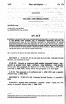 Concerning Changes in the Dates for Requirements Relating to Water Well Pumping in the Denver Basin Aquifers, and, in Connection Therewith, Delaying the Implementation Date of the Stricter Standard of Replacement of Stream Depletions Resulting from the the Operation of Wells in the Denver Basin Aquifers, Extending the Repeal Date of Such Stricter Standard Thereby Delaying the Return to the Standard of Replacement in Existence Prior to July 1, 1999, and Extending the Repeal Date of the Special Water Committee by Colorado General Assembly