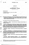 Concerning Recommendations of the House Committee on Education Related to the Continuation of Requirements for Certain Periodic Reports to the General Assembly from Executive and Judicial Branch Agencies Under Articles 1 to 60 of Title 22, Colorado Revised Statutes by Colorado General Assembly