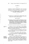 Regarding Payment to Retired Presidents, Deans, Professors, Instructors and Research Workers of State Institutions of Higher Learning; Establishing a State Institutions of HIgher Learning Emeritus Retirement Fund; and Making an Appropriation Therefor.