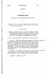 Making an Appropriation to the Colorado Water Conservation Board, for the Purpose of Administering Chapter 246, Session Laws of Colorado, 1953, Concerning Underground Water.