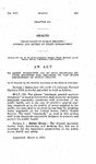 To Amend Subsection (18) of 66-1-7, Colorado Revised Statutes 1953, Relating to the State Department of Public Health.