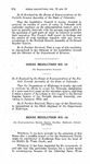 House Resolution No. 18