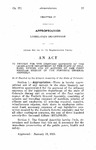 To Provide for the Ordinary Expenses of the Legislative Department of the State of Colorado, During and On Account of the First Regular Session of the Fortieth General Assembly.