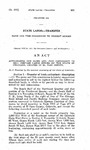 Authorizing the Game and Fish Commission to Sell Certain Lands Owned by the State of Colorado, Located in El Paso County.