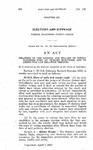 Relating to the Locking and Sealing of Voting Machines Used at Primary Elections, and to Amend the Law Relating Thereto.