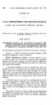 Concerning Water and Sanitation Districts and Water, Storm Sewer and Sanitary Sewer Facilities by Amending and Supplementing Article 5, Chapter 89, Colorado Revised Statutes 1953.