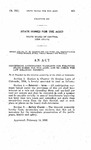 Concerning Anticipation Warrants for Financing State Homes for the Aged, and to Amend the Law Relating Thereto.