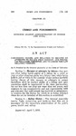 Concerning Crimes, and Relating to Escapes or Attempts to Escape from Custody, and Providing Penalties Therefor, and to Amend the Law Relating Thereto.