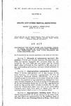 Concerning the State Home and Training School at Ridge, Making an Appropriation Therefor, and Repealing 71-4-15 and 71-4-16, Colorado Revised Statutes, 1953.