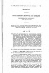 Relating to Commemoration Authorities; Providing for the Creation of Such Commemoration Authorities and Defining the Rights, Powers and Duties of Such Authorities and of Political Subdivisions in Connection Therewith; Making Provision for Financial Assistance from the State of Colorado and its Political Subdivisions and Empowering Such Authorities to Enter into Contracts with and to Accept Grants from the State and Political Subdivisions of the State Should Such Grants Be Offered; Authorizing Such Authorities to Borrow Money and Issue Bonds Therefore; and Prescribing the Rights of the Holders Thereof.