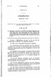 To Provide for the Payment of the Ordinary Operating Costs of the Legislative, Executive and Judicial Departments of the State of Colorado, and of Its Agencies and Institutions, for and During the Fiscal Year Beginning July 1, 1956.