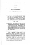 Concerning the Construction of a Toll or Free Tunnel Under the Continental Divide in the Event of an East-West National Defense Highway Designation by the United State Bureau of Public Roads; And the Establishment and Collection of Fees, Fares and Tolls; Providing for the Issuance of Toll or Free Tunnel Highway Fund Revenue Anticipation Warrants, The Expenditure of Such Funds and for the Retirement of Such Warrants; and to Secure Benefits from the Federal Government for Such Construction.