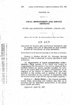 Relating to Water and Sanitation Districts and to Amend the Law in Relation to the Compensation of the Board of Said Districts.