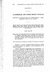 Relating to Registration of Motor Vehicles and to Permit Assigned Call Letters of Licensed Amateur Radio Operators to be Imprinted on Number Plates, and to Amend the Law Relating Thereto.