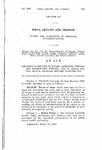 Relating to Estates of Minors, Deceased Persons, and Incompetent Persons, and to Amend Section 152-10-22, Colorado Revised Statutes 1953.