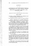 Relating to Motor Vehicles, and Amending 13-5-29, Colorado Revised Statutes 1953.