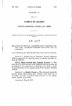 Relating to Judicial Districts and Amending Section 37-3-1, Colorado Revised Statutes 1953, as Amended.