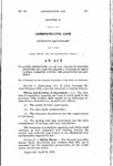 To Amend Subsection (11) of 3-2-1, Colorado Revised Statutes 1953, and to Create a Division of Regulatory Agencies Within the Executive Department.