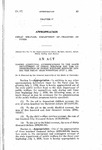 Making Additional Appropriations to the State Department of Public Welfare for the Administration of Public Welfare Services During the Fiscal Year Beginning July 1, 1958.