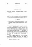 Making a Supplemental Appropriation for the Current Fiscal Year Ending June 30, 1958, to the Teachers' Emeritus Retirement Fund, Administered by: the State Department of Education.