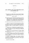 Relating to State Government Personnel, and to Amend Section 39 and to Repeal Section 38 of Senate Bill No. 24, Enacted by the 41st General Assembly at Its Second Regular Session and Approved by Governor on March 6, 1958.