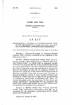 Establishing a Federal Aid Projects Income Fund in the Department of Game and Fish, and Making a Continuing Appropriation Therefrom.