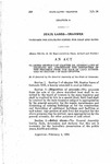 To Amend Section 2 of Chapter 299, Session Laws of Colorado 1955, Concerning the Disposition of the Proceeds from the Sale of Land Authorized by Section 1 of Said Chapter.