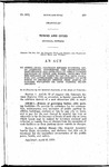 To Amend 139-32-1, Colorado Revised Statutes 1953, As Amended, Concerning the Construction, Facilities by Cities and Towns, Providing for the Issuance of Bonds to Pay for Such Facilities, and Authorizing the Retirement of Such Bonds by Revenues Derived from Rental of Parking Facilites or From Parking Meter Charges.