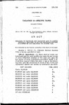 Relating to Revenue and Taxation and to Amend Article 1, Chapter 138 of the Colorado Revised Statutes of 1953 Relating to Income Tax