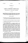 Concerning Workmen's Compensation and to Amend 81-1-1 and 81-4-3, Colorado Revised Statutes 1953