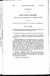 Relating to Game and Fish and to Amend Chapter 295, Session Laws of Colorado 1955