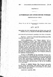 Relating to the Certificate of Title Act and to Amend 13-6-2 (1), Colorado Revised Statutes 1953