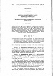 Authorizing the Organization of Metropolitan Sewage Disposal Districts, Prescribing the Purposes and Powers Thereof and the Powers of Public Corporations Included Therein.