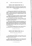 House Joint Resolution No. 14