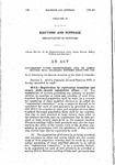 Concerning Voter Registration, and to Amend Section 49-6-3, Colorado Revised Statutes 1953.