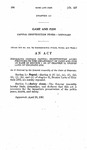 Repealing Certain Capital Construction Appropriations to the Department of Game and Fish as Made in Section 4 (90) of Chapter 11, Session Laws of Colorado 1960.