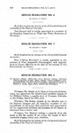 Senate Resolution Nos. 8