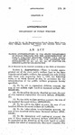 Making Appropriations to the State Department of Public Welfare for the Administration of Public Welfare Services During the Fiscal Year Beginning July 1, 1961, and Amending Subparagraphs (1) (d), (e), (f), (g), of Chapter 204, Session Laws of Colorado 1959.