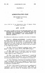 Relating to the Division of Registrations of the Department of State, and Providing for the Control and Supervision by Said Division of Certain Professional and Occupational Licensing Boards.